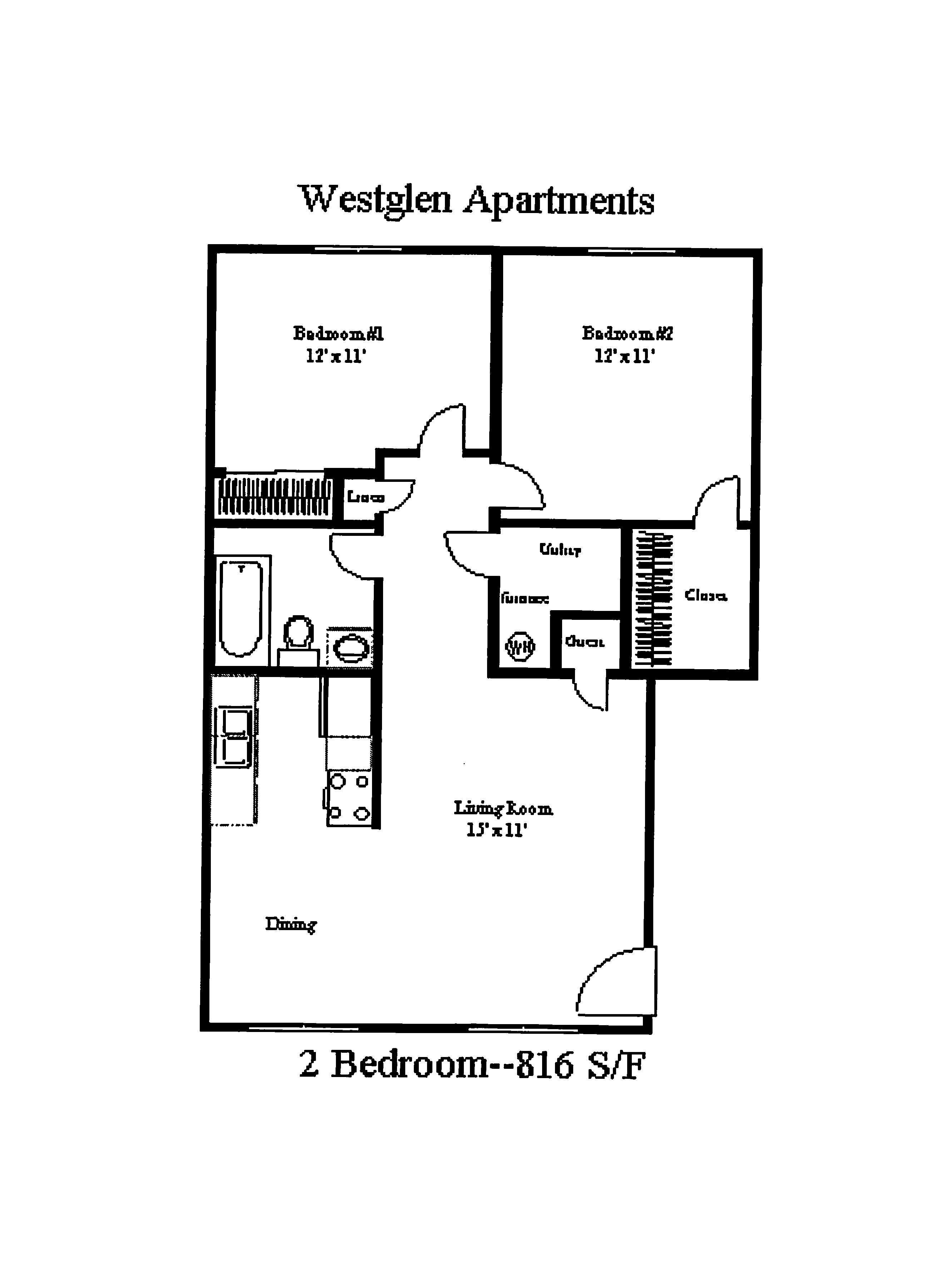 West Glen Apartments - 2 BR